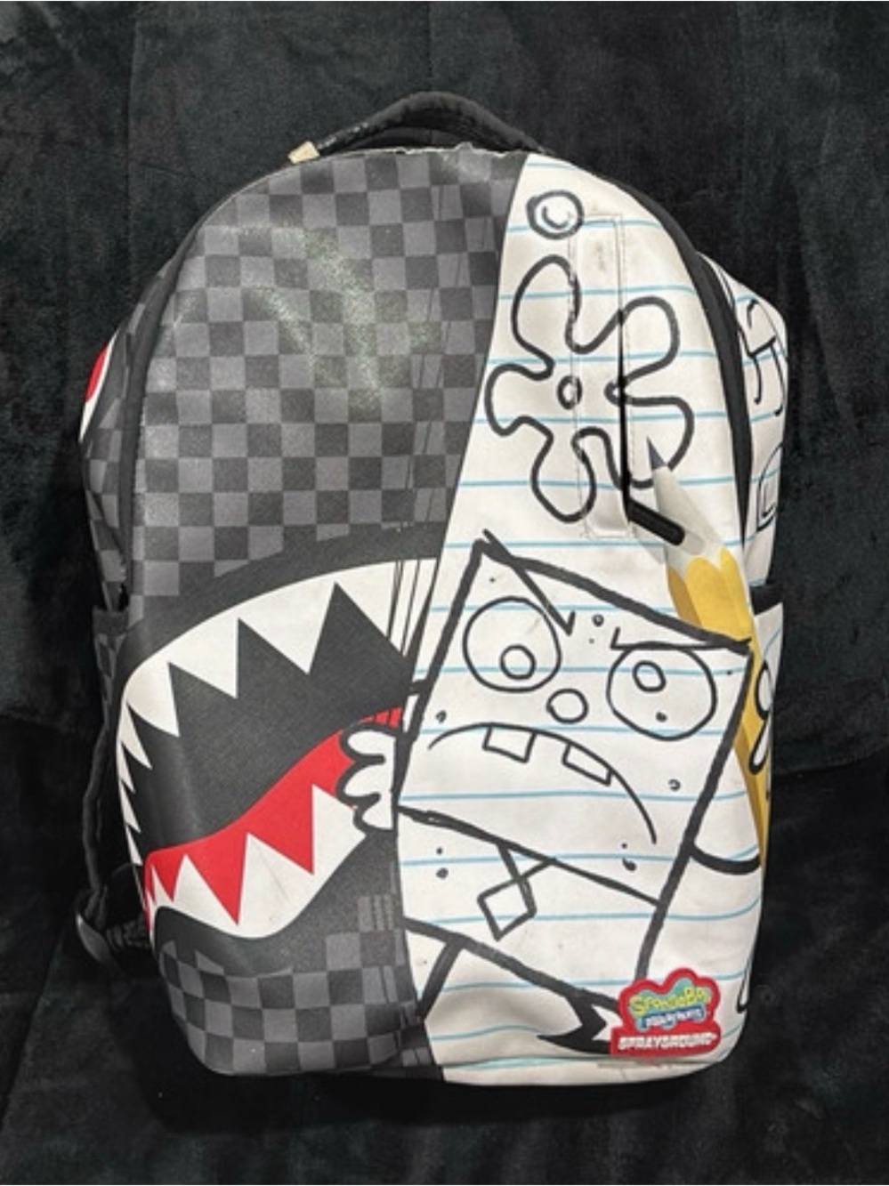 Authentic Sprayground DoodleBob Reveal
Backpack